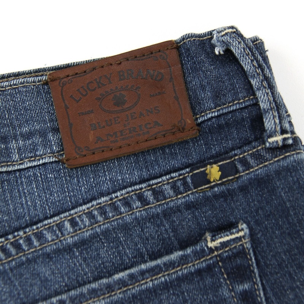 Lucky Brand Womens Sweet N Low Bootcut Ankle Jeans Sz 6 / 28 (31 x 30) Med Denim - Picture 6 of 9